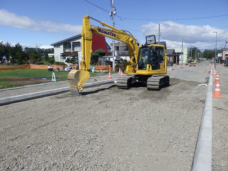 西六条地区 道路改良工事