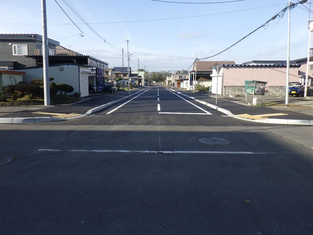 西六条地区 道路改良工事