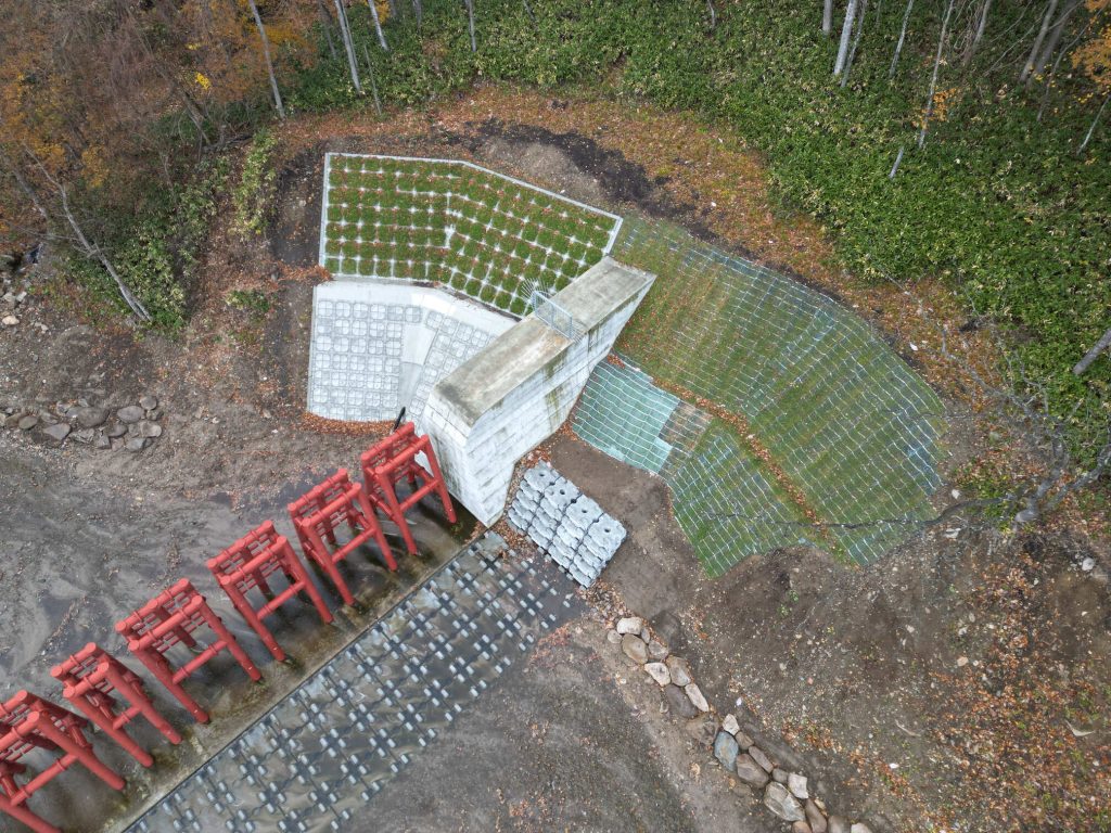 九号川 河川工事